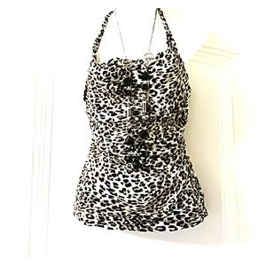 DEB~WOMENS HALTER TOP SIZE S/M